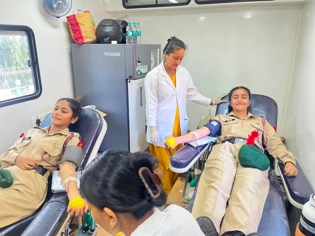 60 Assam Girls Battalion NCC Organises Blood Donation Camp at Handique Girls’ College in Guwahati