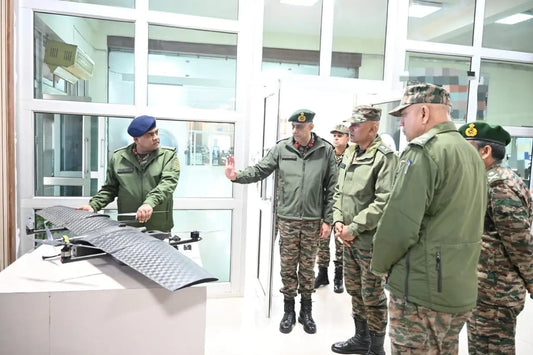 Lt Gen Pratik Sharma Evaluates Drone Fabrication and Maintenance Facilities, Highlights Importance of Future Warfare Preparedness