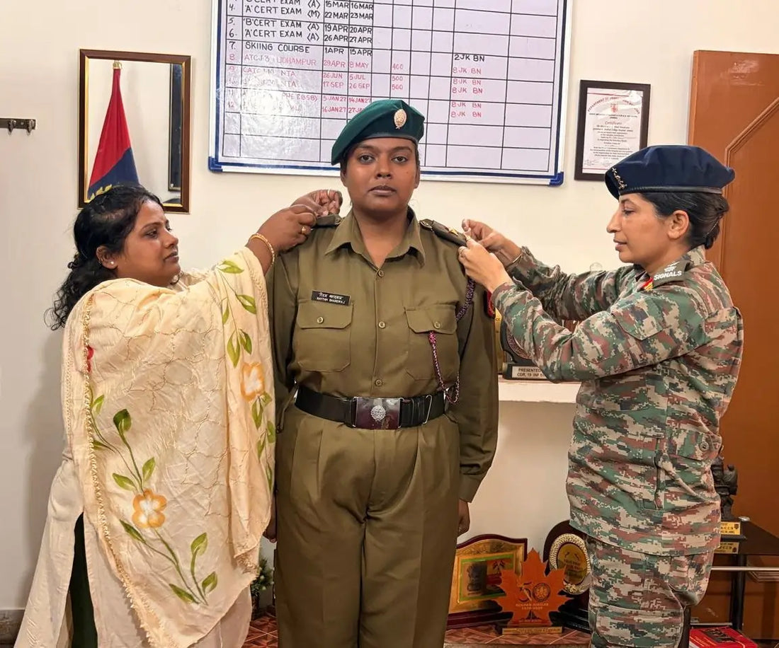 Jammu: Six CTOs of 8 J&K Girls Battalion NCC Elevated to Associate Officers
