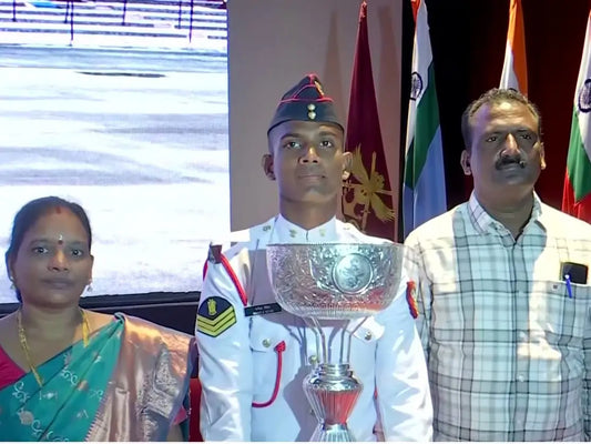 CQMS Mannela Nithin Achieves Top Honors in B.Tech at NDA 150th Convocation