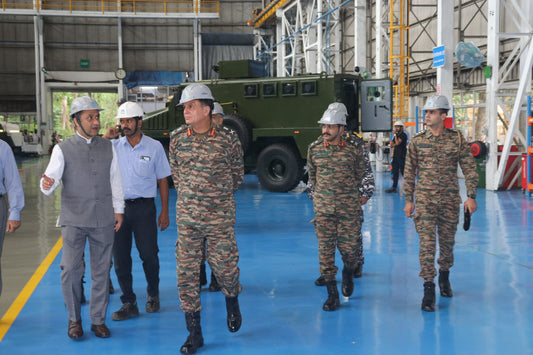 Lt Gen Dhiraj Seth Reviews Indigenous Defense Progress at Tata Advanced Systems in Pune