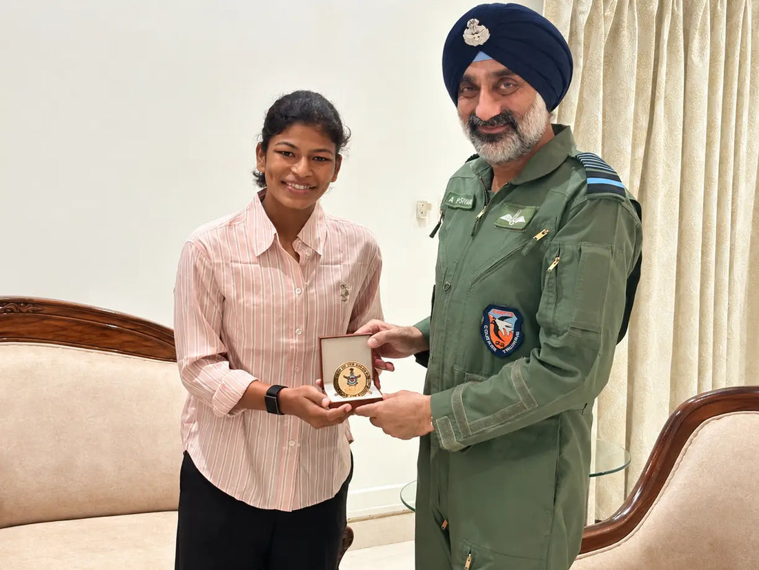 Air Chief Marshal AP Singh Felicitates Cricketer Prema Rawat for Cricketing Achievements