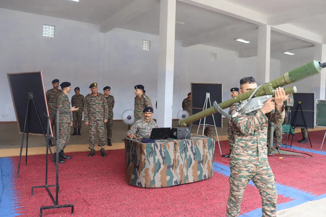 Lt Gen Sumer Ivan D'Cunha Assesses Army Air Defence Preparedness in Kanpur