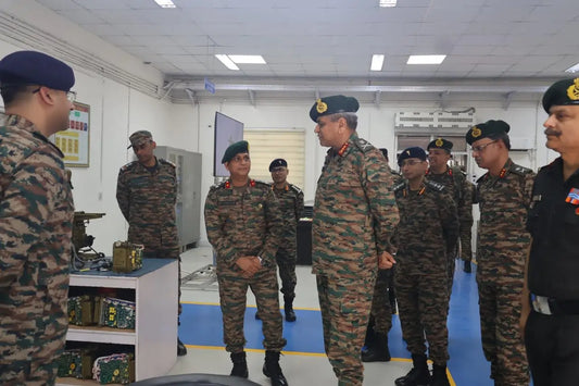 Lt Gen Anindya Sengupta Evaluates Combat Preparedness and Technological Advancements at 510 Army Base Workshop