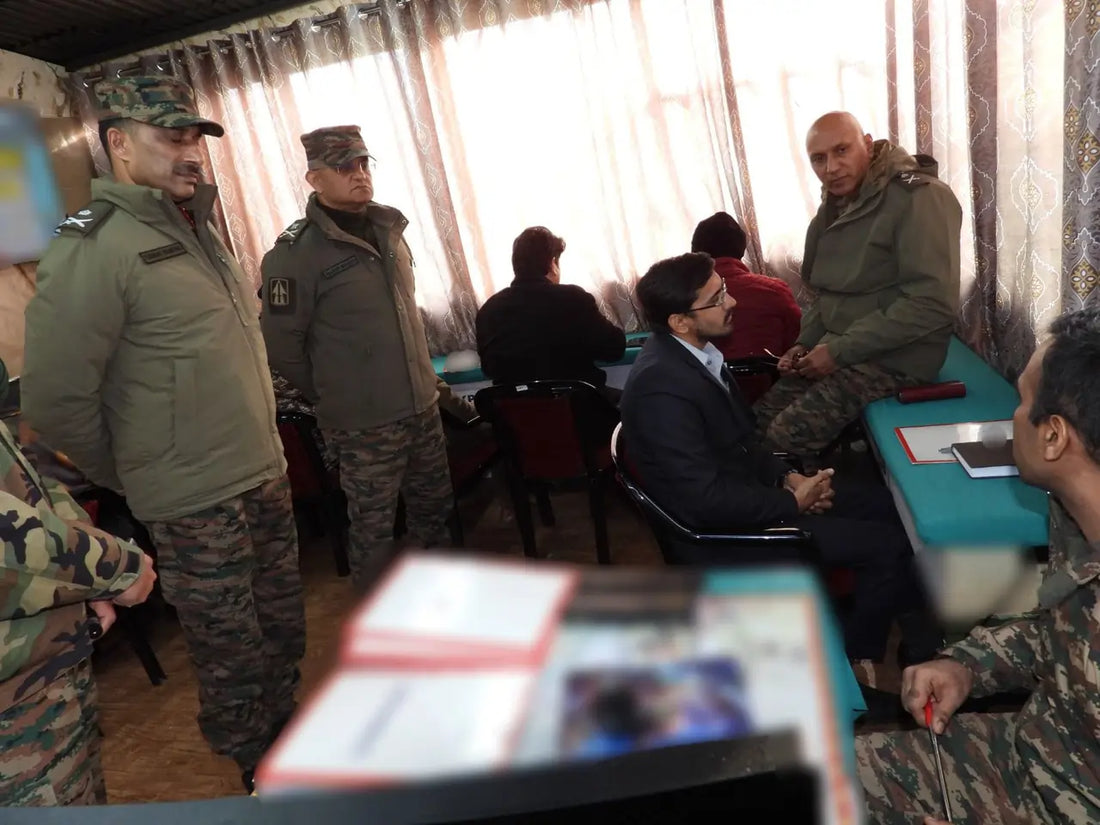 Lt Gen Pratik Sharma Assesses Troop Readiness and Security Operations in North Kashmir