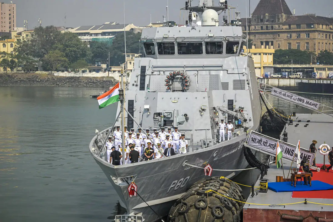 Indian Navy Commissions INS Mahe: First Indigenously Built Mahe-Class ASW Shallow Water Craft Joins Fleet