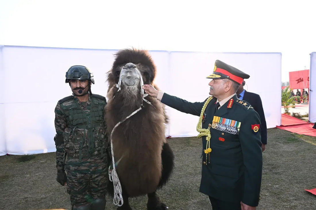 General Upendra Dwivedi Recognizes Vital Contributions of Army Animals in Challenging Environments