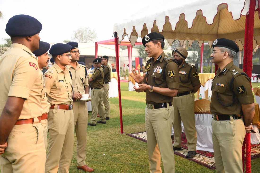 DG BSF Daljit Singh Chawdhary Engages with IPS Officers on BSF's Role and Challenges