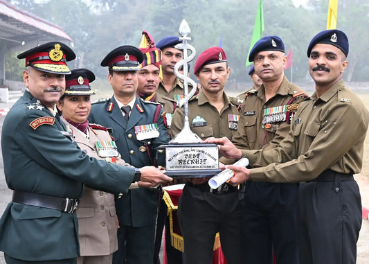 Nursing Assistants Formally Inducted into Army Medical Corps at AMC Centre & College, Lucknow