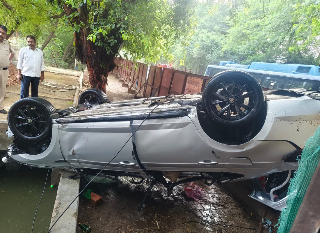 Army Officer’s Son Dies in Delhi Car Accident Involving Open Drain
