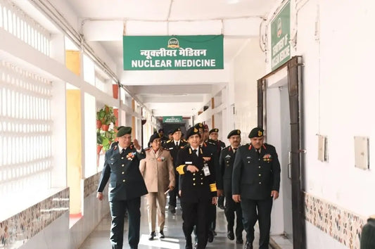 Vice Admiral Arti Sarin Assesses Operational Readiness at Army Hospital (Research & Referral)
