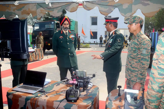 Lt Gen HS Vandra Assesses Operational Readiness of Golden Key Signal Regiment