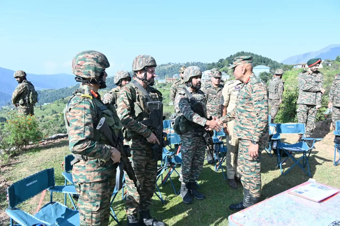 Lt Gen Pratik Sharma Assesses Security Measures Amid Rising Militancy in Basantgarh, Udhampur