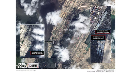 Pakistan Navy's Defensive Posture Uncovered in Operation Sindoor Satellite Imagery