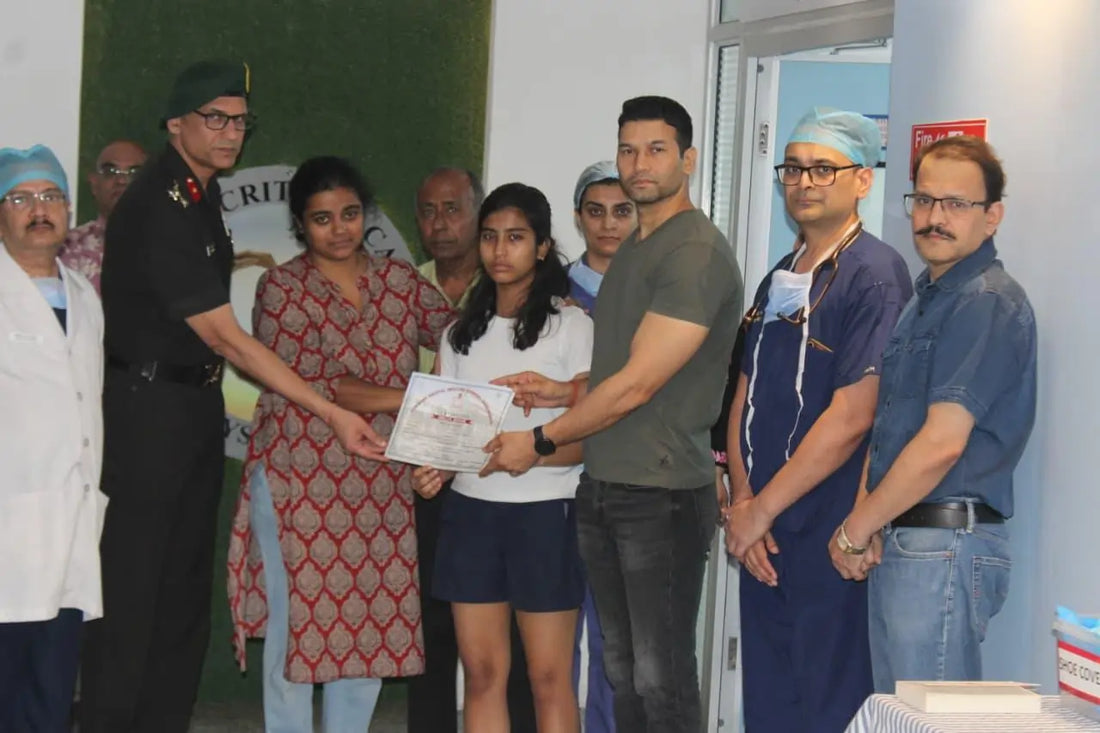"Heart Donation by Army Officer’s Wife Saves 14-Year-Old Boy in Delhi"