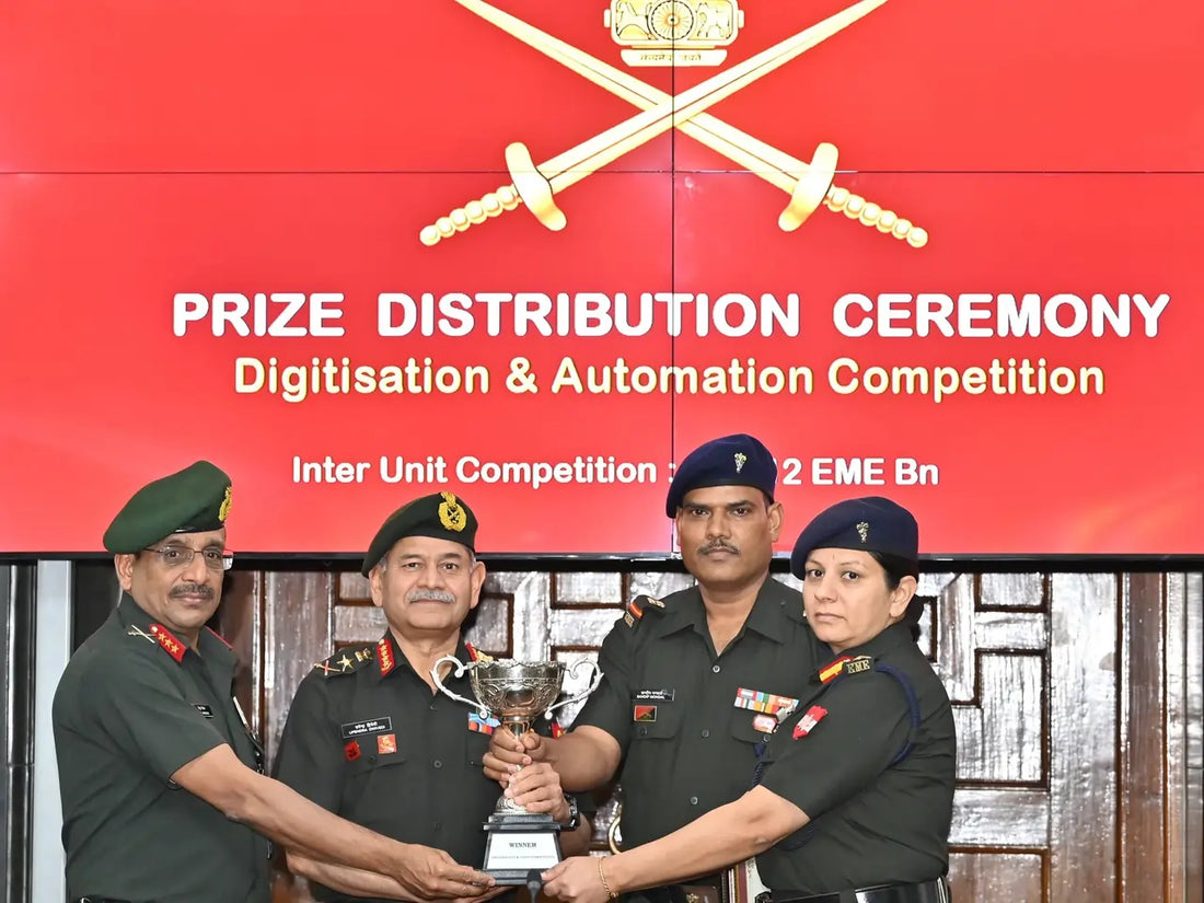 General Upendra Dwivedi Presents Western Command with COAS Inter Command Sports Trophy at Army Commanders’ Conference