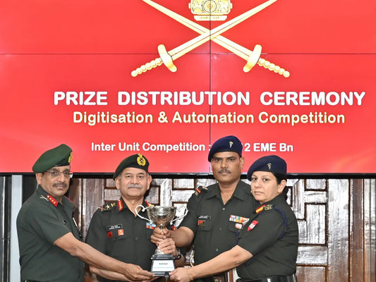 General Upendra Dwivedi Presents Western Command with COAS Inter Command Sports Trophy at Army Commanders’ Conference
