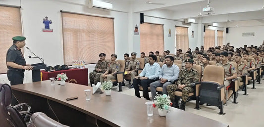 Maj Gen D R Rai Leads Career Guidance Session for NDA Aspirants at Sainik School Amethi