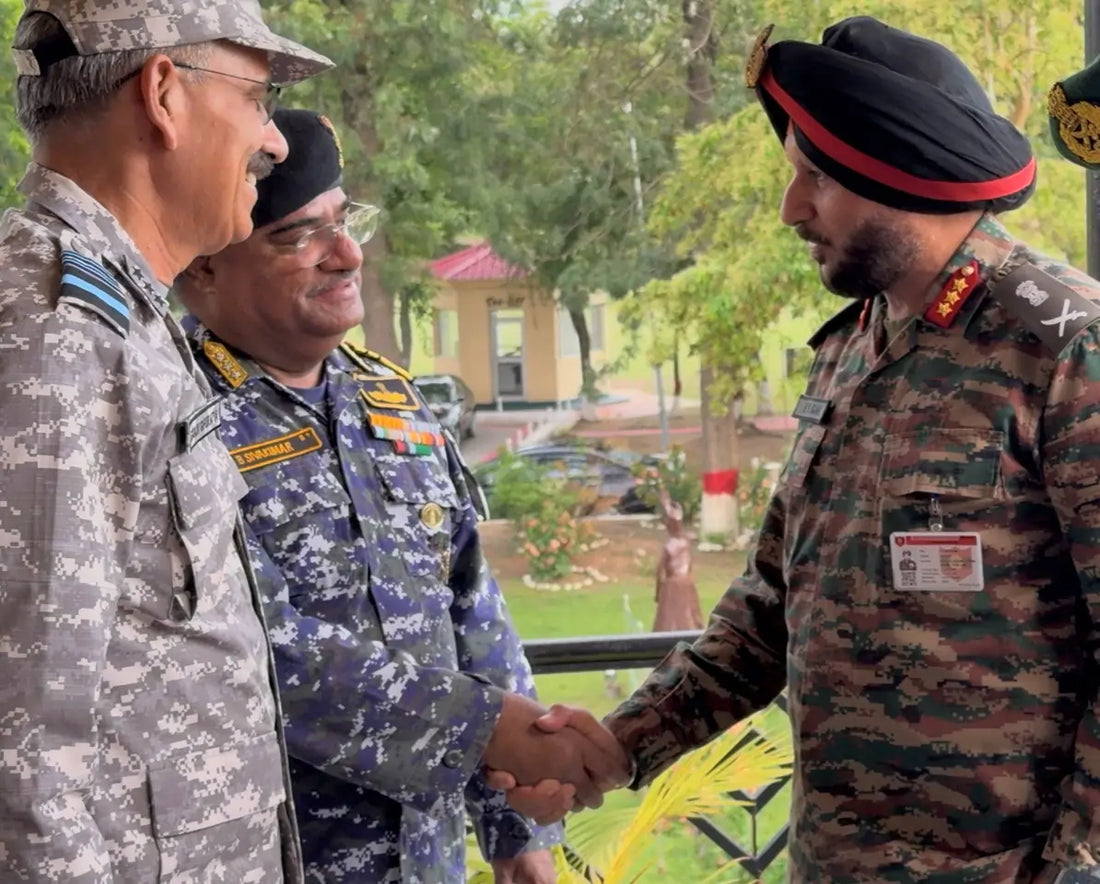 Tri-Services PMOC Delegation Enhances Joint Maintenance and Logistics at Chandimandir Visit