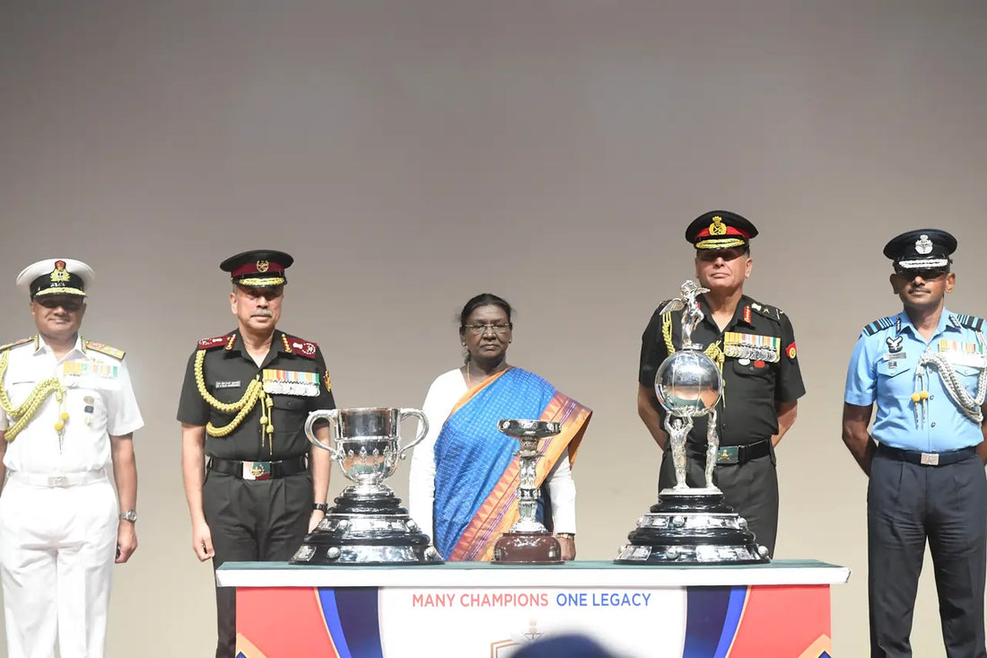 President Murmu Unveils Trophies for 2026 Durand Cup at Rashtrapati Bhavan