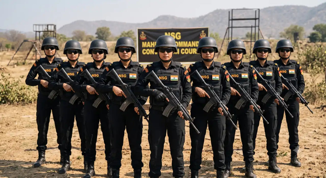 25 Rajasthan Women Police Personnel Join First NSG Mahila Commando Course at Manesar
