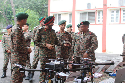 Indian Army Demonstrates Technological Advancements During GOC Sudarshan Chakra Corps Visit in Secunderabad