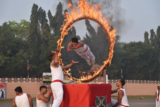 OTA Chennai Showcases Cadets' Skills with Pre-Passing Out Parade Multi-Activity Display