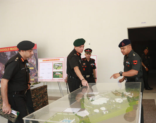 Southern Army Commander Evaluates Junior Leaders Wing Training Initiatives in Belagavi