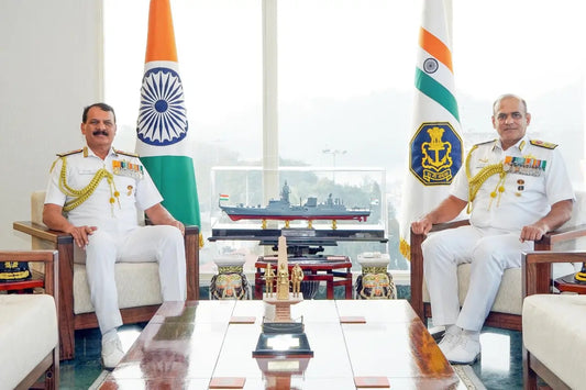 Admiral Dinesh Kumar Tripathi Assesses Eastern Naval Command's Operational Preparedness