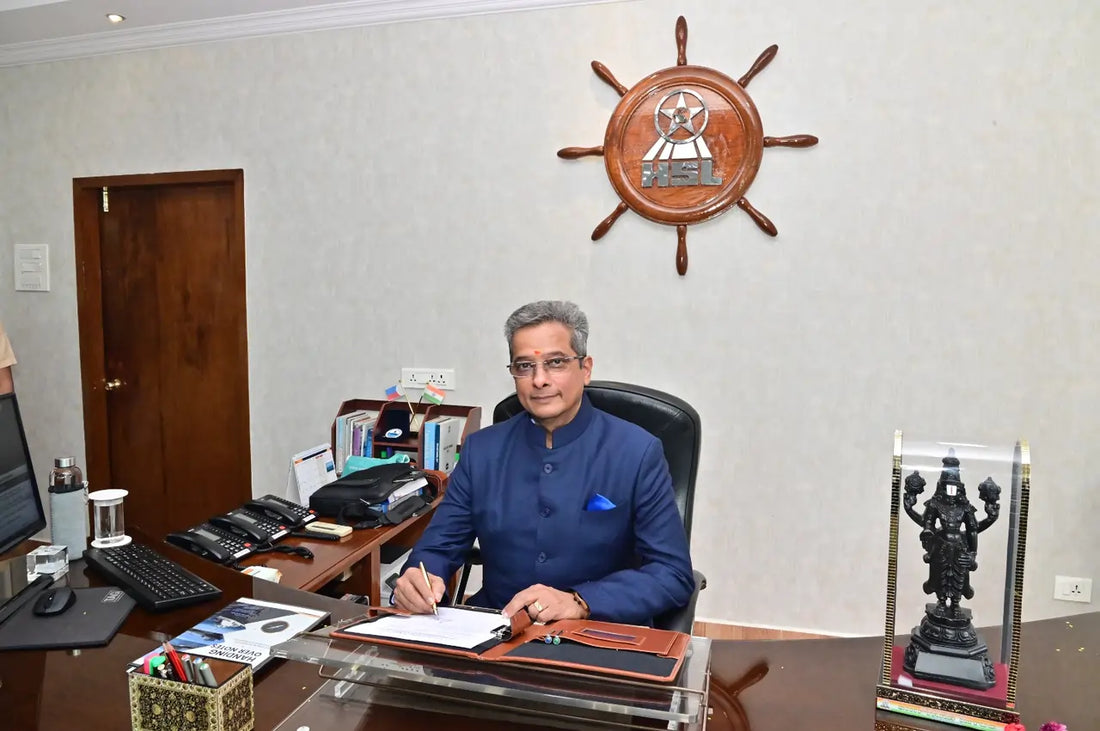 Rear Admiral Chandrasekharan Raghuram Takes Helm as Hindustan Shipyard Limited CMD