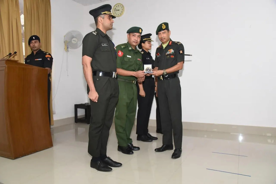 Major Abhijit Singh and Captain Poonam Chaudhary Excel at MCEME's OACT–36 Graduation Ceremony