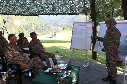 Lt Gen Prasanna Kishore Mishra Reviews Operational Readiness in Poonch Sector Forward Areas