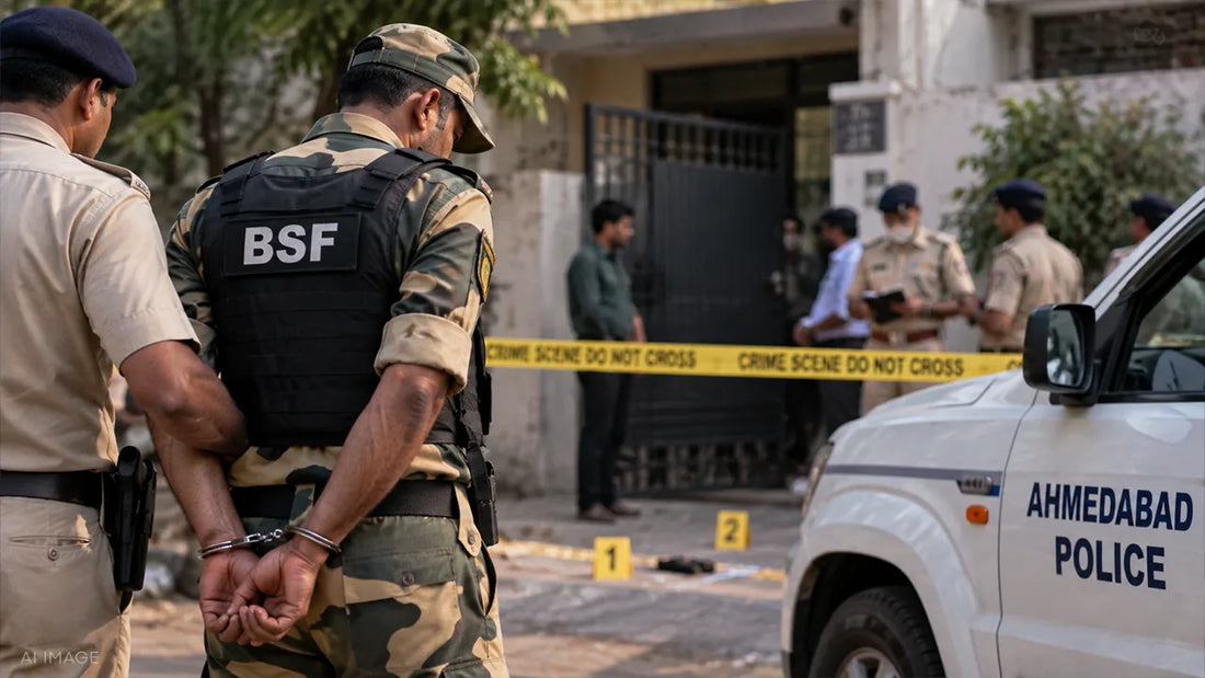 BSF ASI Detained After Allegedly Shooting Cousin During Ahmedabad Property Dispute