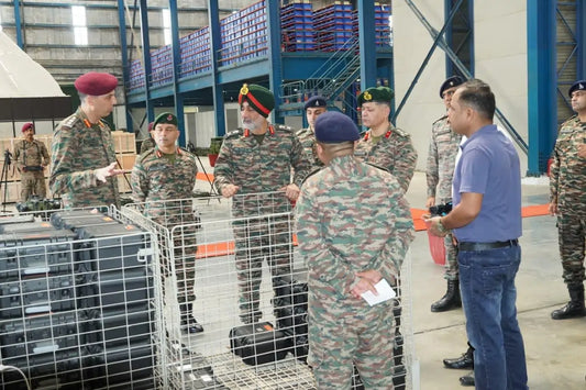 Lieutenant General Aujla Assesses Operational Readiness at Central Ordnance Depot Agra