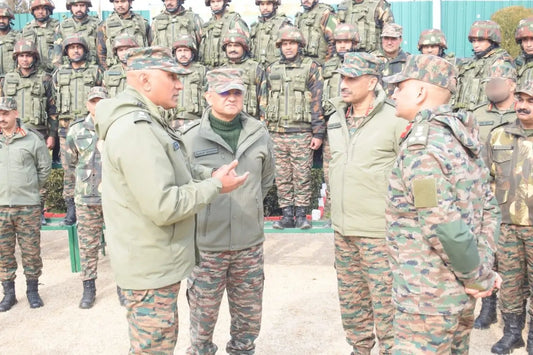 Lt Gen Pratik Sharma Evaluates Kashmir Security, Emphasizes Importance of Inter-Agency Coordination