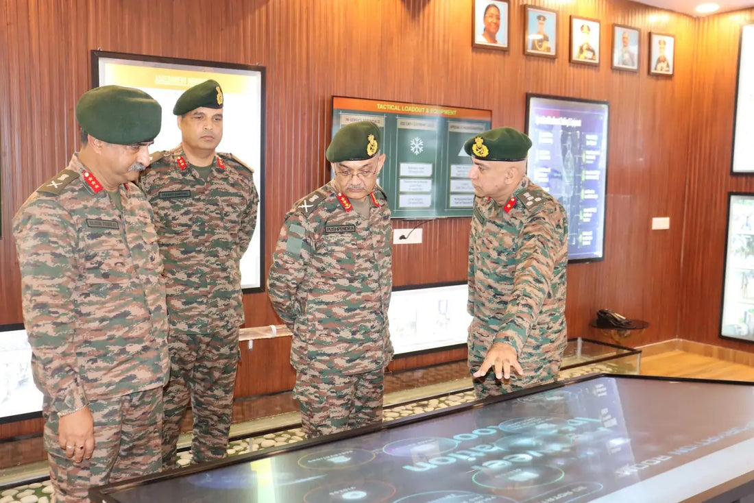 Lt Gen Pushpendra Singh Assesses Operational Preparedness of Kharga Corps' Pine Division