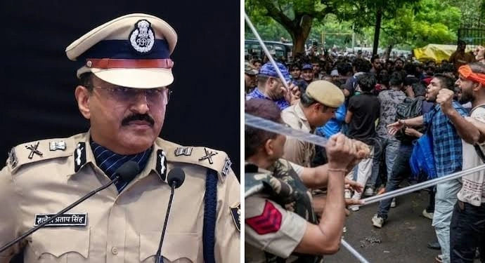 CRPF Chief Pledges Support for Personnel Following Pellet Gun Incident at 'Chalo Sansad' Protest
