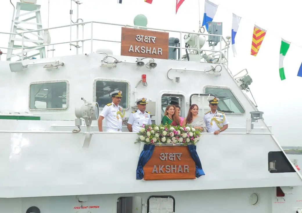 ICGS Akshar: Second Adamya-Class Fast Patrol Vessel Joins Indian Coast Guard Fleet