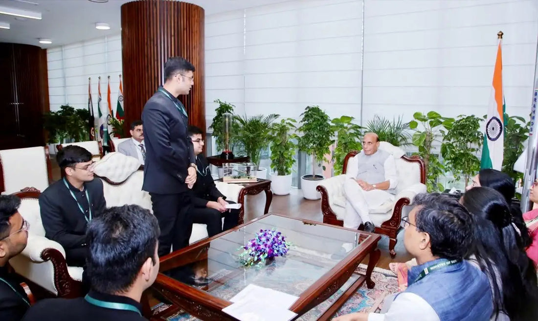 Rajnath Singh Urges IDES Officer Trainees to Serve Citizens with Seva Bhav in New Delhi