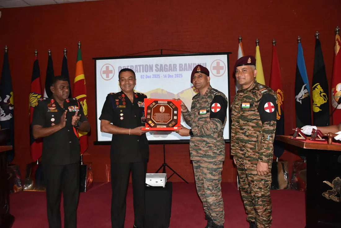 Surgeon Vice Admiral Arti Sarin Praises 60 Parachute Field Hospital's Exemplary Humanitarian Efforts in Sri Lanka