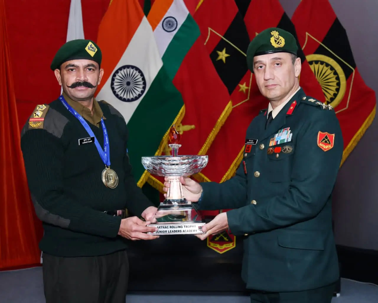 Subedar Surinder Singh Earns Top Honors in Junior Leaders Academy ...