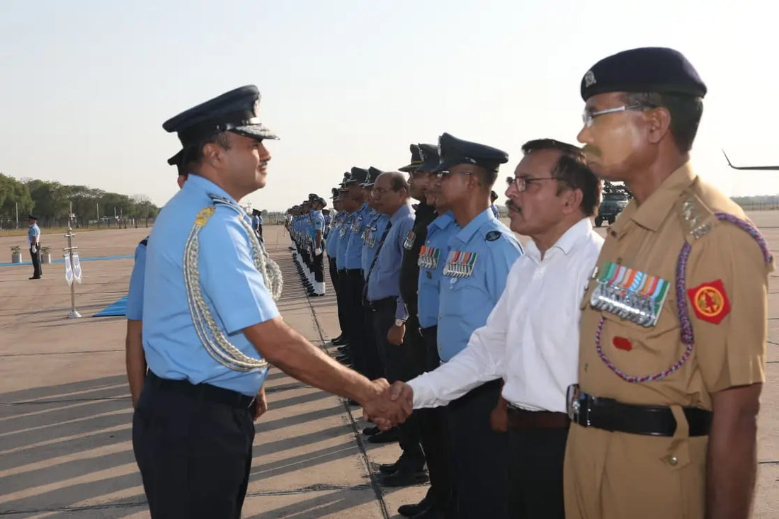 Air Marshal B Manikantan Evaluates Agra Air Base Operations and Launches Key Water Supply Initiative