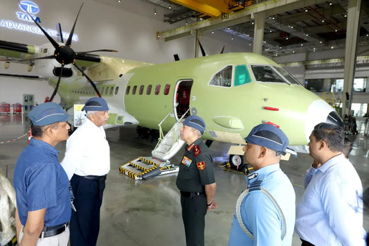 CDS General NS Raja Subramani Assesses SWAC's Operational Capability and Inspects C-295 Aircraft Production in Vadodara
