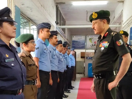 Maj Gen Bimal Monga Engages with Cadets During 2 Gujarat Air NCC Squadron Visit in Ahmedabad