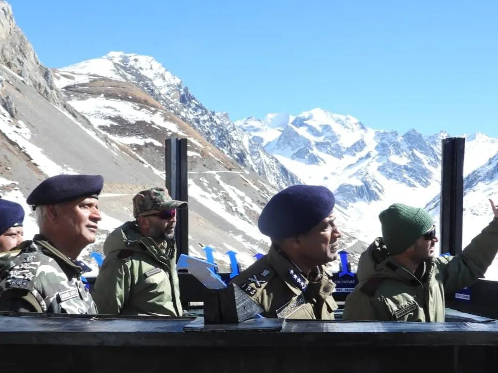 DG SSB Sanjay Singhal Evaluates Operational Readiness at Kumaon Sector Border