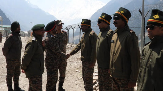 Lt Gen MP Singh Lauds Troops at Bahadur Balwan Baraha for Morale and Professionalism