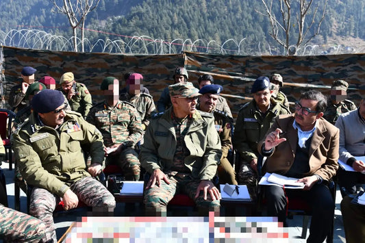 Lt Gen Pratik Sharma Assesses Counter-Terrorism Strategies in Kishtwar, Stresses Unified Command