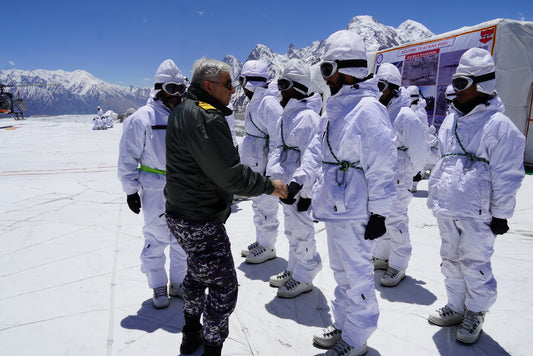 Surg Rear Admiral Vivek Hande Completes Ladakh Tour, Reinforces High-Altitude Medical Strategies