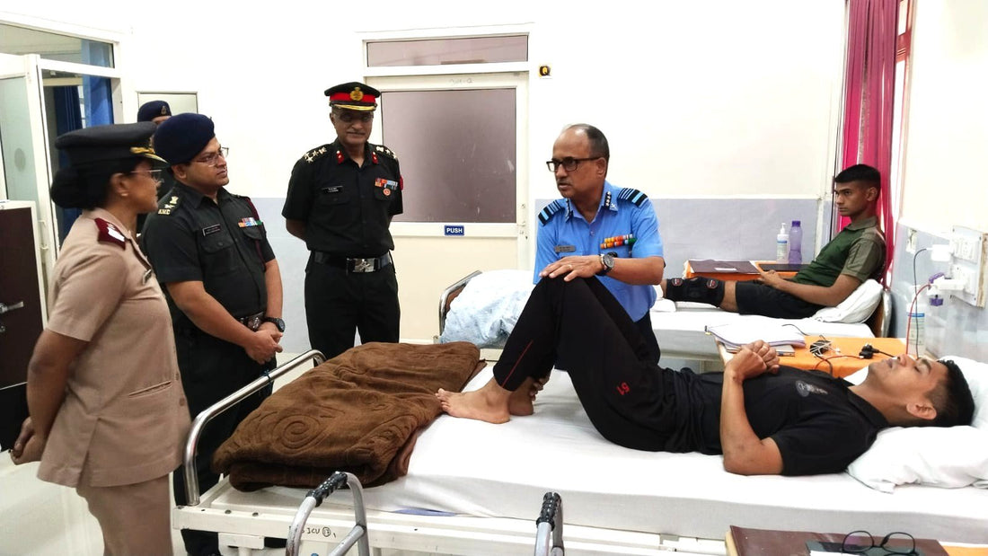 Air Marshal MS Sridhar Enhances Medical and Operational Readiness During Mhow Hospital Visit