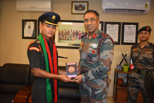 Assam Rifles Honors Lt. Obed Thangminsiam on Indian Army Commissioning
